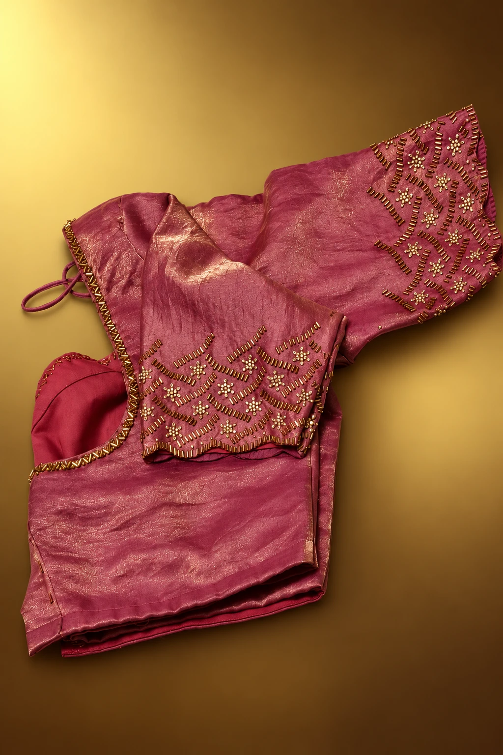 Bead work blouse